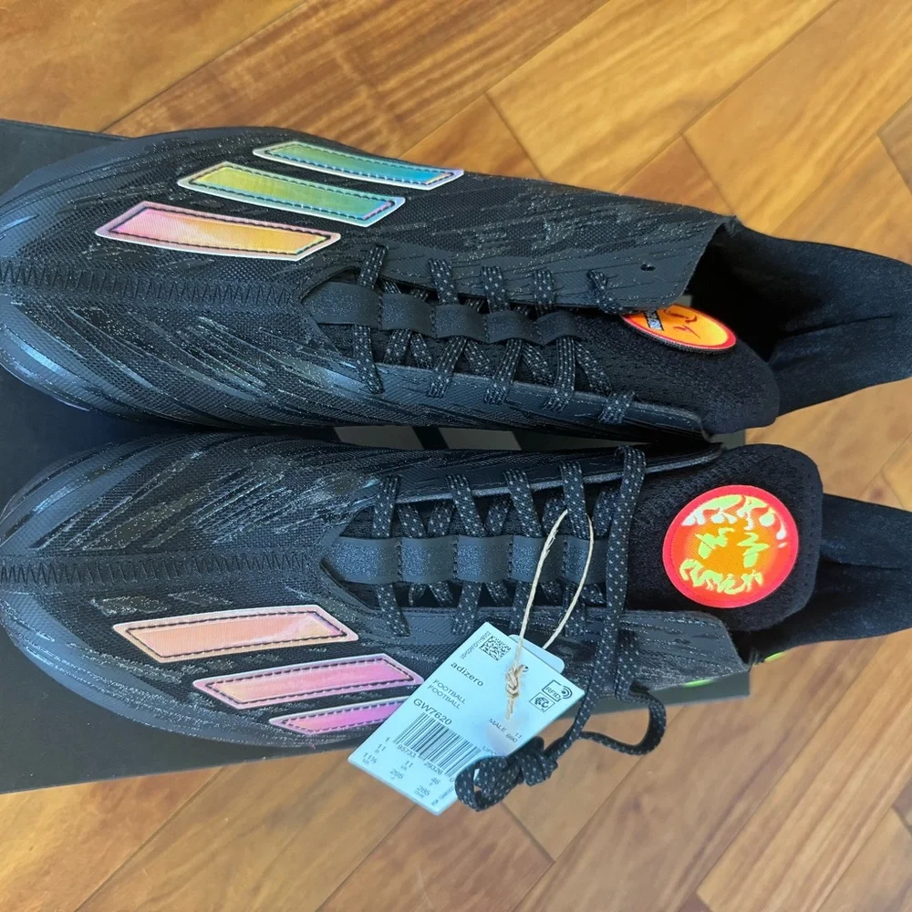 Adidas Adizero football cleats emoji